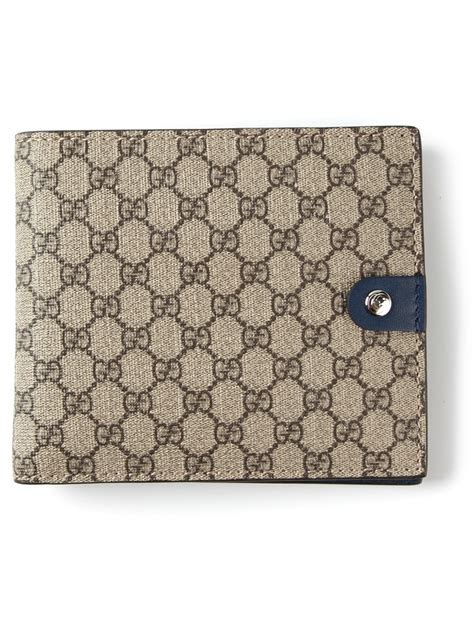 gucci brown monogram men wallet.